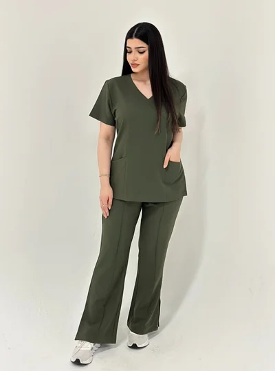 ست اسکراب و شلوار مدل جذاب «دیبا»