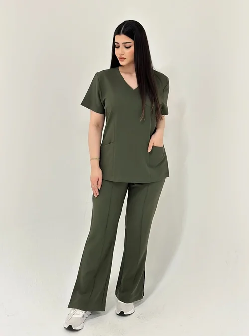 ست اسکراب و شلوار مدل جذاب «دیبا»